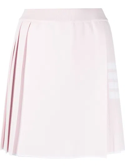 THOM BROWNE LIGHT PINK 4BAR MINI SKIRT