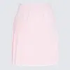 Thom Browne Light Pink Viscose Blend 4-bar Skirt In Pink