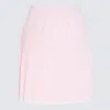 Thom Browne Light Pink Viscose Blend 4-bar Skirt In Pink