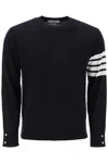 Thom Browne Midnight Blue Wool Sweater In Blue