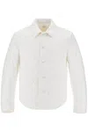 Thom Browne Lightweight Quilted Cotton Jacket In White