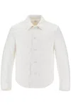 Thom Browne Lightweight Quilted Cotton Jacket In White