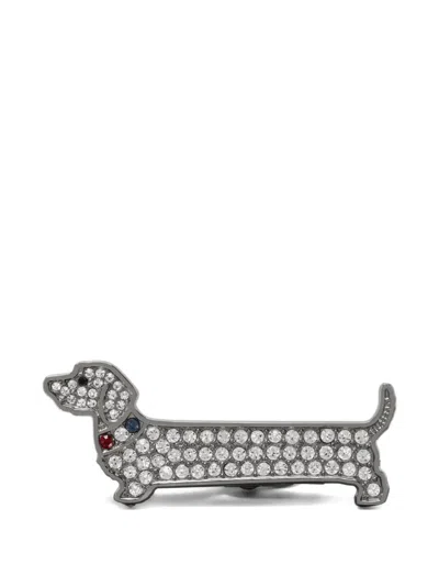 Thom Browne Limousine Hector Tie Bar In Purple
