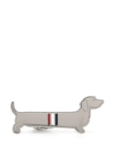Thom Browne Limousine Hector Tie Bar In Silver