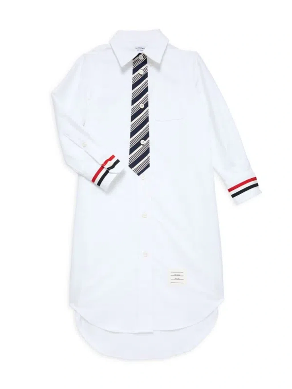 Thom Browne Kids' Little Girl's & Girl's Shirt Dress In Light Pink |  ModeSens