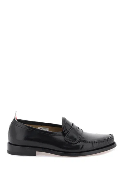 Thom Browne Loafers Pleated In Nero