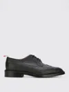 Thom Browne Pebbled Longwing Brogues In Black