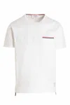 Thom Browne Rwb Pocket T-shirt In White