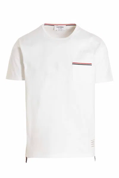 THOM BROWNE THOM BROWNE LOGO BAND JERSEY T-SHIRT