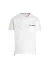 Thom Browne Rwb Pocket T-shirt In White