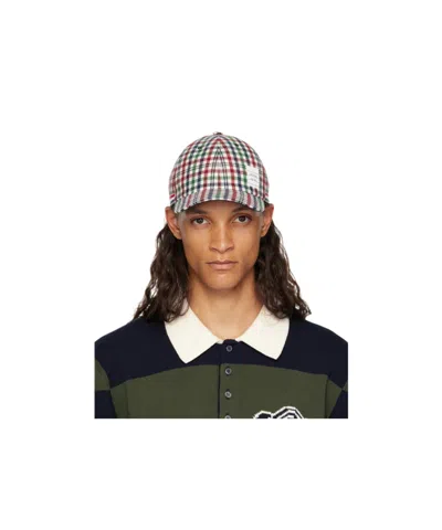 Thom Browne Logo Baseball Cap In Multicolor