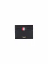 Thom Browne Pebble Grain Leather Single Card Holder