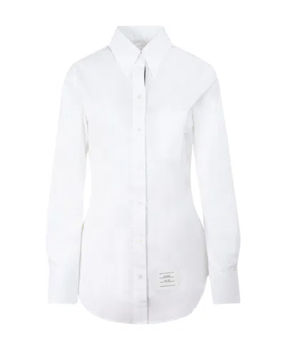Thom Browne Logo Decal Shirt In White