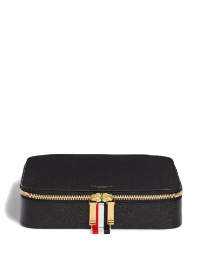 Thom Browne Logo-detail Shoe Care Kit In Blue