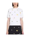 Thom Browne Logo-embroidered T-shirt In White