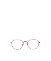Thom Browne Logo Flat Mirror In Red