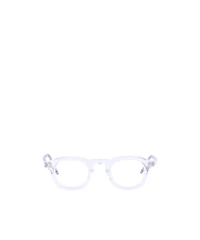 Thom Browne Logo Flat Mirror In White