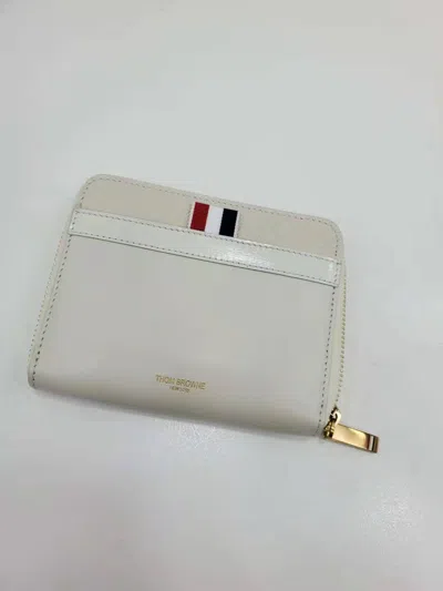 Thom Browne Logo Hand-held Bag In Gray