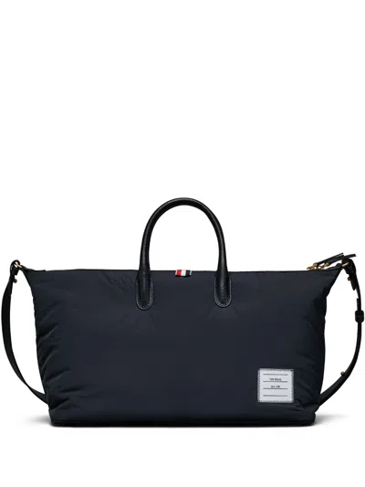 Thom Browne Logo-patch Bag In Black
