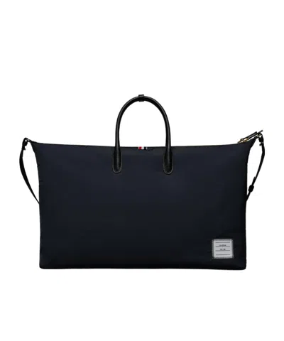 Thom Browne Logo-patch Bag In Black