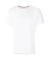 Thom Browne Jersey Relaxed Side Slit Tee Clothing In White