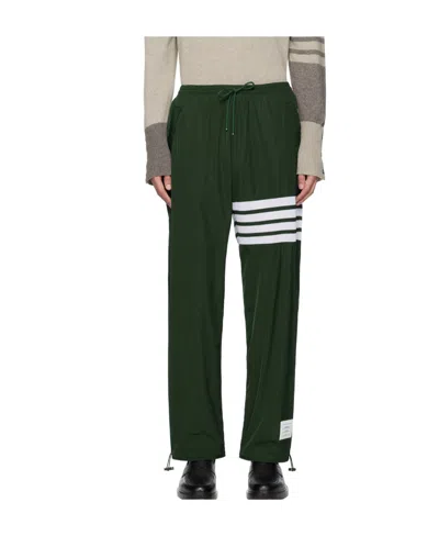Thom Browne Logo-patch Track Pants In Black