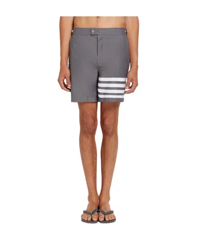 THOM BROWNE LOGO SHORTS