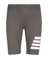Thom Browne Compression Shorts In Gray