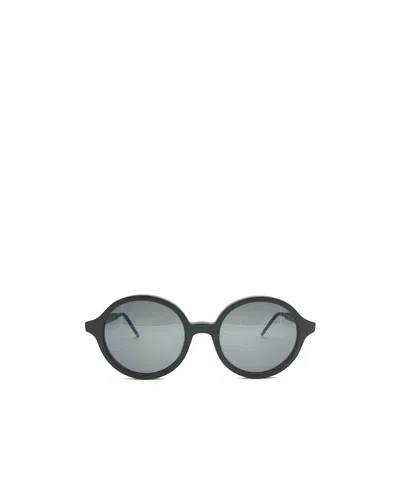 Thom Browne Logo Sunglasses In Gray