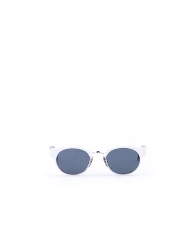 Thom Browne Logo Sunglasses In Gray