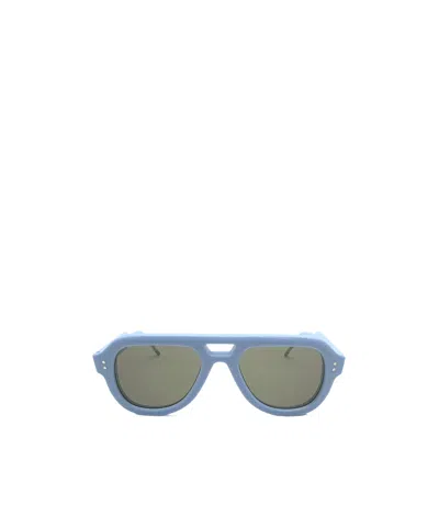 Thom Browne Logo Sunglasses In Gray