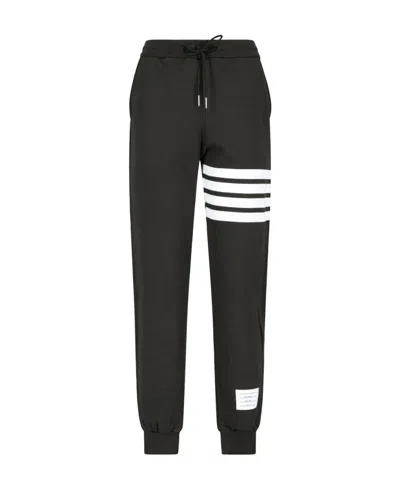 THOM BROWNE LOGO SWEATPANTS