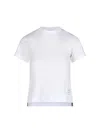 Thom Browne Crew-neck T-shirt Ribbed Side Slit