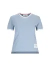 Thom Browne Logo" T-shirt - Light Blue