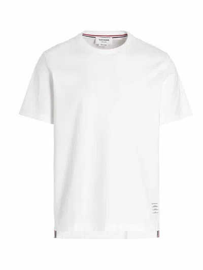 Thom Browne Logo T-shirt In Gray