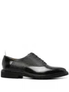 Thom Browne Logo-tag Leather Brogues In Black
