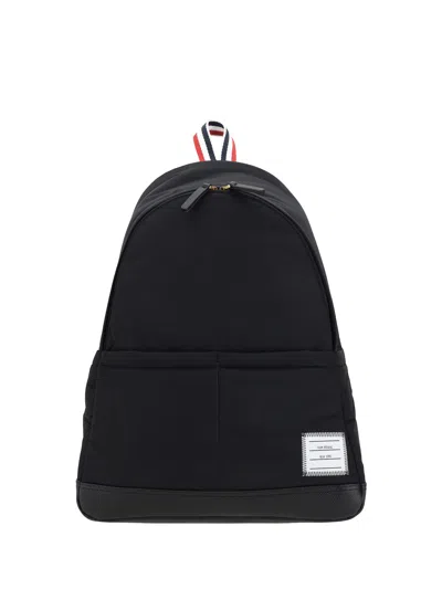 Thom Browne Logoed Backpack In Black