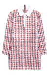 Thom Browne Checked Tweed Dress In Multi