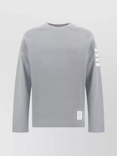 THOM BROWNE LONG SLEEVE COTTON JERSEY