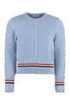 THOM BROWNE THOM BROWNE LONG SLEEVE CREW-NECK SWEATER