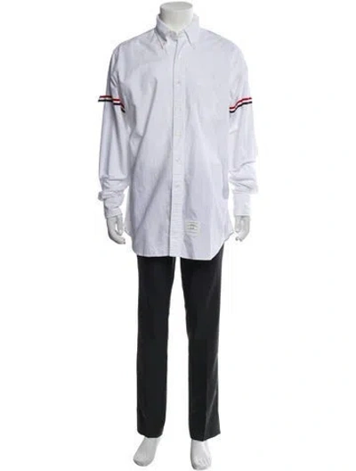 Pre-owned Thom Browne Long Sleeve Dress Shirt In Multi