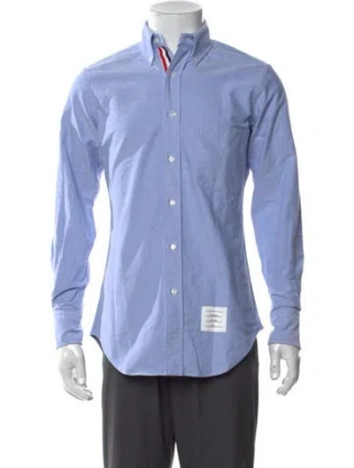Pre-owned Thom Browne Long Sleeve Dress Shirt W/ Tags In Blue