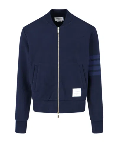 THOM BROWNE FOUR-STRIPE BOMBER JACKET