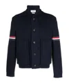 Thom Browne Long Sleeve Jacket In Blue