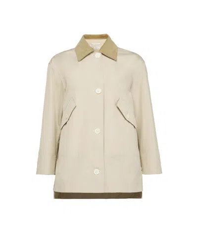 Thom Browne Long Sleeve Jacket In Nude