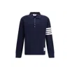 Thom Browne Long Sleeve Polo Sweater