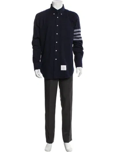 Pre-owned Thom Browne Long Sleeve Shirt In Black