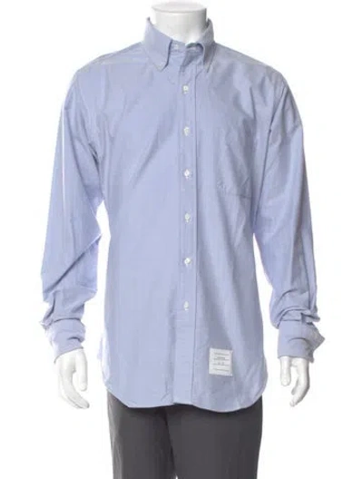 Pre-owned Thom Browne Long Sleeve Shirt In Blue