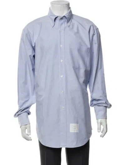 Pre-owned Thom Browne Long Sleeve Shirt In Blue