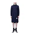 Thom Browne Midi Dress In Navy Blue